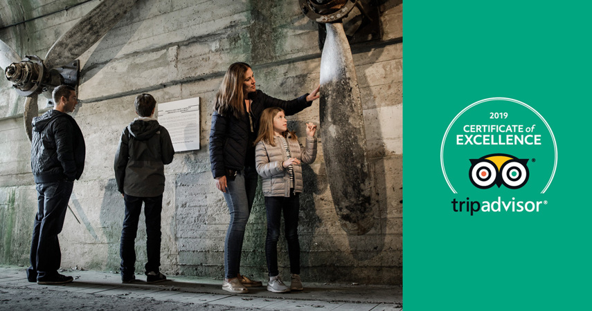 TripAdvisor has awarded Jersey War Tunnels with a Certificate of Excellence