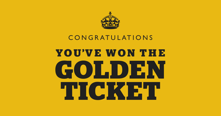 Will you discover our golden ticket to Jersey War Tunnels?
